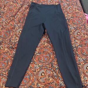 Girlfriend Collective navy leggings